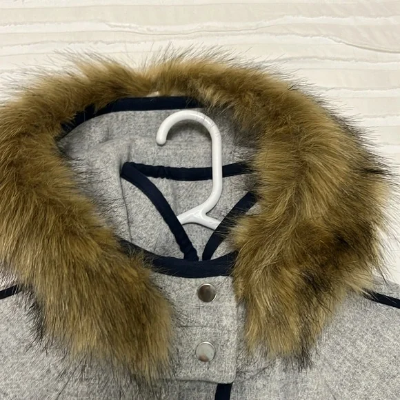 NWT J Crew Summit Parka in Italian Stadium Cloth Wool Size 4 - Picture 9 of 10